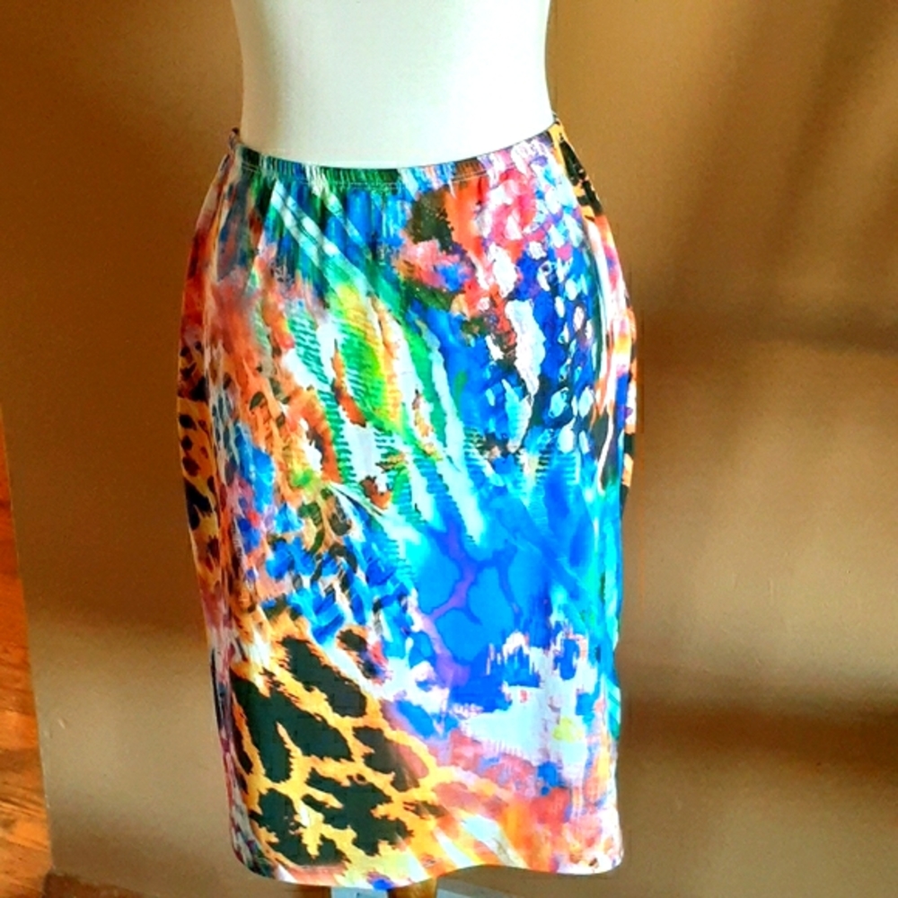 Multicolored Tube Skirt